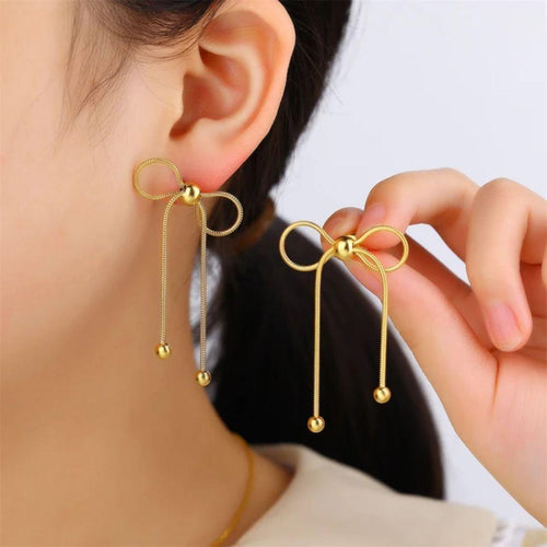 Bling Blogger Bow Earring